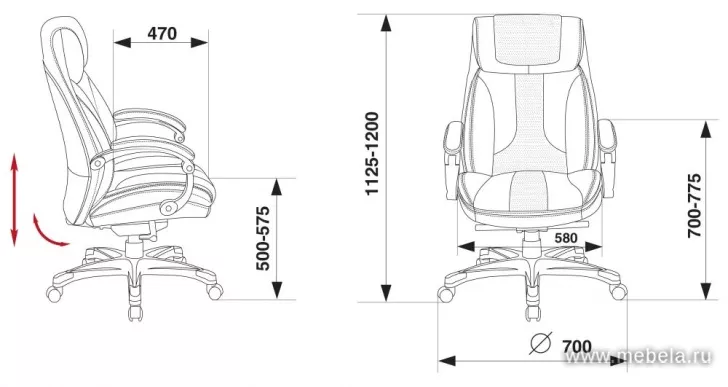 кресло T-9921